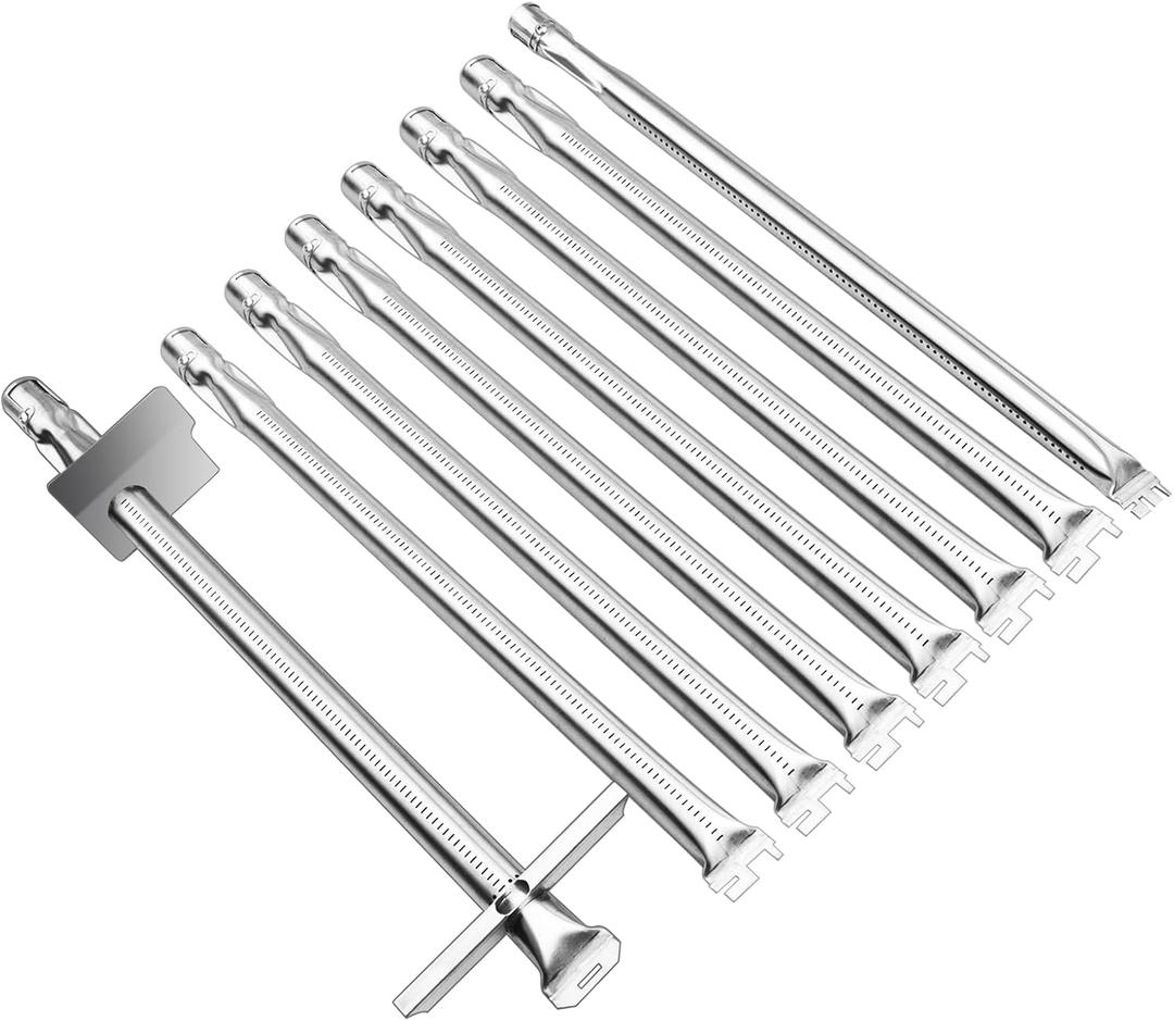 67558 Burner Tubes Replacement for Weber Summit 660 670 Gas Grill Models, Grill Burner for Weber Summit Grill Parts, 8 Pack