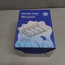 4 Pcs Humane Mouse Traps Indoor for Home, Live Mouse Trap, Reusable Mice Trap Catcher for House & Outdoors (02-Black(4Pack))