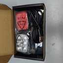 WORKPRO Bike Lights Set [8+13 Modes], Rechargeable Bicycle Light Set Ultra Bright, IP65 Waterproof Bike Lights for Night Riding, 1200mAh Bike Headlight and Tail Light Reflectors (Black)