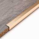 Trimold Matte Gold Aluminum Peel and Stick L Molding Corner Guards with 90 Angle for Wall Door Frame Cabinet Baseboard Protection and Decoration, 35.4in x 0.8in (3Pcs)