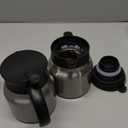 Ziliny 2 Pcs Thermal Coffee Carafes for Keeping Hot/cold Stainless Steel Small Coffee Creamer Container Double Wall Vacuum Insulated Tea Pot Milk Beverage Dispenser for Party Home (27 oz,Sliver)