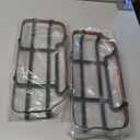 POETRYXIAO Tail Light Cover Guard for 2021-2023 Ford Bronco(Not Fits Bronco Sport), Stylish Off-Road Style Taillight Trim,Rear Light Lamps Guards for Bronco Accessories