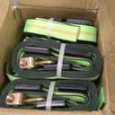 Car Hauler Straps, 2"x15", 8 Pack, Tire Tie Down -No Ratchet