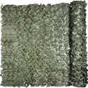 iunio Camo Netting, Camouflage Net, Bulk Roll, Mesh, Cover, Blind for Hunting, Decoration, Sun Shade, Party, Camping, Outdoor (4.9ft*16.4ft (1.5m*5m), Dark Green)