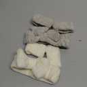 WHAVEL 6PCS Spa Headband and Wristbands Set, Face Wash Headband Wrist Bands for Washing Face Makeup Skincare Hair Band Skin Care Accessories Tools (Beige, Light coffee)