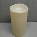 Homemory 6" x 12" Extra Large Outdoor Waterproof Candle with Auto 6-Hour Timer, Ivory Plastic Made, Long Last for Half A Year