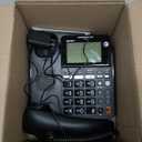 AT&T CD4930 Corded Phone with Digital Answering System and Caller ID, Extra-Large Tilt Display & Buttons, Black (1 Pack)