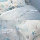 Bedsure Christmas Quilt Bedding - Red King Size Reversible Quilt with Snow and Reindeer Pattern, Lightweight Microfiber Bedspread, Soft Coverlet as Festive Decoration (106"x96")