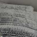 Couch Cover for Dogs Washable, Fuzzy Pet Couch Covers for 3 Cushion Sofa Pet Friendly, Non Slip Sofa Cover (Blue-Grey, 27.6" x 59"/70 x 150cm)