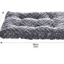 KSIIA Washable Cat and Dog Bed and Crate Pad, Indoor, Easy to Clean, 23" x 18" x 2.5", Gray