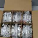 12 Pack 4 Inch LED Can Lights with Night Light, 5CCT Retrofit Recessed Lighting Selectable 2700K-6000K Dimmable, 9W=55W, 630LM Downlight with Metal Smooth Trim - ETL and Energy Star (5CCT+NT-WH)