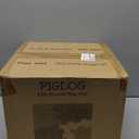 16 Tiles Baby Play Mat for Floor, EVA Foam Baby Floor Play Mat with 0.6 Inch Thick Interlocking Foam Tiles, Foam Floor Tiles for Baby, Toddlers and Kids (White-Brown-Grey, 16PCS)