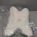 Cozyplayer Effective Pain Relief Cervical Neck Pillow for Sleeping, Ergonomic Cooling Side Sleeper Pillow for Neck Support, Odorless Contour Memory Foam Pillows, Bed Pillow for Stomach Back Sleeper (Queen, White)