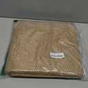 Softlife Rugs for Entryway 2x3 ft Door Mat Faux Jute Rug Dirt Trapper Small Bathroom Rug Washable Kitchen Mat Modern Farmhouse Carpet for Front Porch Bathroom Kitchen Bedroom, Brown