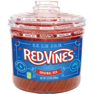 Red Vines- Original Red Twists, 5.5lb Tub (3.5 Pound (Pack of 1))