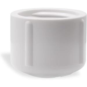 1-1/2 Inch FNPT Female Pipe Thread Plastic Pipe End Cap - 1-1/2 PVC Threaded Pipe Cap - PVC Pipe Fittings 1 1/2 Inch End Cap Sch 40 - PVC Threaded Plug for Home Sewer Plumbing Water Line -White