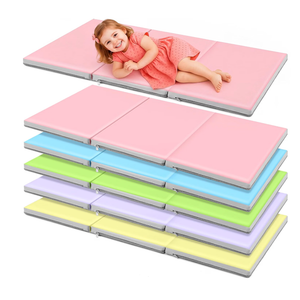 Wesiti 5 Pcs Kids Nap Mats for Preschool Daycare Bulk, Macaron Color