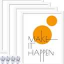 14x18 Picture Frame Set of 4, White 14 x 18 Frame High Transparent Wall Gallery Poster Canvas Photo Frames for 14 by 18 inches