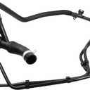 LR034637 Upper Supercharger Coolant Hose for Land Rover LR4 HSE Sport 3.0L 2014-2016 Rubber Black Good Sealing