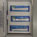 Oral-B CrossAction Electric Toothbrush Replacement Brush Heads, Black, 4 Count + 1 Sensitive White