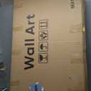 Large Framed Gold Tree of Life Wall Art for Living Room, Modern Contemporary Golden Tree Painting Prints Artwork for Walls, Luxury Elegant Picture for Bedroom, Kitchen, Hallway, Office Wall Decor, 30x60