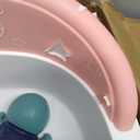 Baby Bath Seat for Babies 6 Months & up,Baby Bath Seat,Non-Slip Toddler Bath Seat, Sit Up Bath Seat for Baby,Safe Infant & Newborn Bathtub Chair with Soft Cushion,Pink