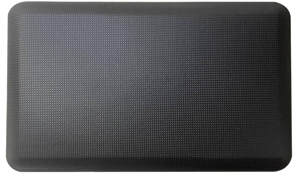 2 Pack Anti Fatigue Standing Floor Mat, 32"x20" - Heavy Duty Ergonomic Cushioned Comfort Foam - Waterproof Non-Slip Kitchen Rug for Home Office Kitchen Laundry - Black 