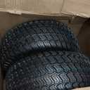 16x6.50-8 Tubeless Tire and Wheel, 16x6.5-8" Lawn Mower Tires, 3"-4.5" Offset Hub, 3/4" or 5/8" Bearing, Universal Fit Riding Mower and Garden Tractor Front Wheels, 4 Ply, Turf Pattern, 2 Pack