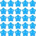 TRENDPLAY Star Balls for Ball Pit -100pcs 2.4 in 3.15 in Plastic Non-Toxic Play Toys Tent Pool Playhouse Playpen Party Decoration (Blue)