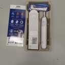 Oral-B iO Series 2 Rechargeable Electric Powered Toothbrush Starter Kit, Pure White with 2 Brush Heads - Automatic Pressure Sensor to Protect Gums - 3 Modes - 2 Min Timer