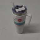 ZAK! 2 In 1 Lid 40 Oz Tumbler White