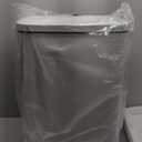 EKO Madison Matte White 50 Liter/13.2 Gallon Step Trash Can with Inner Liner - Fingerprint Resistant Finish