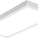 Metalux MMS Multi-Mount 1x2 LED Panel Ceiling Light with 5 CCT and Lumen Select, 0-10V Dimming, Surface Mount, Recessed, Suspended, Wall Mount, 90 CRI - 12MMS-L3C5-UNV