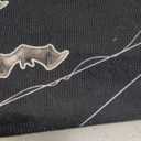 Halloween Door Mat Hey Boo Welcome Mat Scary Entry Rug Non-Slip Rubber Front Doormat Bathroom Home Decor Pumpkin Black Cat Kitchen Floor Mat, Low-Profile Switch Rug Indoor/Outdoor Decor 17x29 Inch