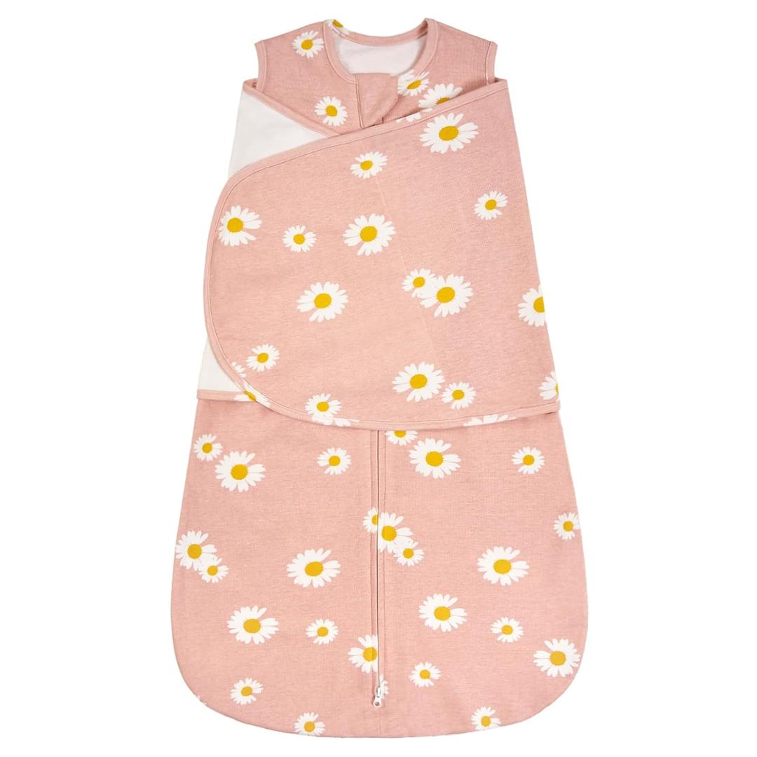 ZIGJOY Baby Swaddle Sleep Sack, 1.0 TOG Sleep Sack Swaddles for Newborns & infant 6-12 Months 100% Cotton Baby Wearable Blanket for Newborn Registry Essentials