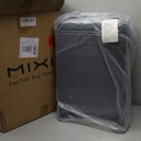 mixi Carry On Luggage Airline Approved 20'' Lightweight Luggage Wide Handle PC Hardshell Suitcases with Spinner Wheels & TSA Lock, Rock Gray