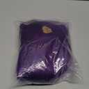 NOTICEME 14 Inch Purple Bob Wig with Bangs, Short Straight Synthetic Heat Resistant Wigs for Women with Adjustable Straps & Wig Cap for Party Cosplay Daily Use