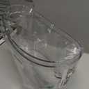 Ice Bucket 2 PCS, Thickened Ice Buckets for Parties, Mimosa Bar Supplies Beverage Tub for Champagne Beer Sparkling Wine Cocktails5.5L) 16.5 * 7.3 * 6.8inch (Clear)