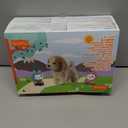 OR OR TU Walking Barking Toy Dog with Remote Control Leash, Plush Puppy Electronic Interactive Toys for Kids, Shake Tail,Pretend Dress Up Realistic Stuffed Animal Dog Age 3 4 5 6+ Years Old Best Gift (Tan+white)