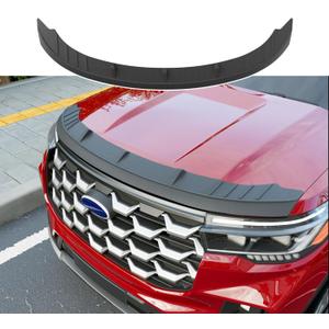 powoq Hood Deflector Compatible with 2020-2025 Ford Explorer Hood Protector Shield TPE Deflector Replacement for 2020-2025 Ford Explorer Accessories