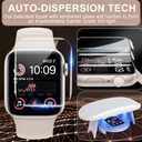 for Apple Watch Screen Protector 44mm SE Series 6/5/4, Tempered Glass Full Coverage Bubble Free HD Film for iWatch 44mm Accessories - 2 Pack