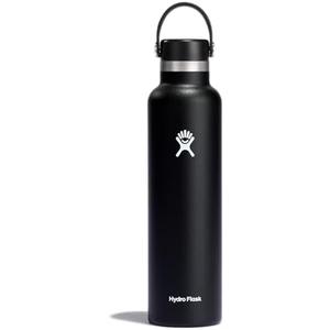 Hydro Flask Water Bottle - Insulated Stainless Steel - Non Spill, Leakproof in 24 Oz Black