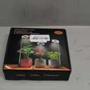 Grow Light, 48 LEDs Full Spectrum Plant Lights for Indoor Growing, Height Adjustable Wood Grain Plant Grow Light with Base, 3 Optional Spectrums, Auto Timer 6/12/16Hrs, 5 Brightness