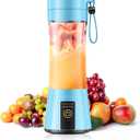 Cordless Personal Size Portable Blender - 380Ml Blender Smoothies and Shakes, BPA Free Traveling Juice Cup with Powerful Blending, Freshly Squeezed in Sports/Travel/Home