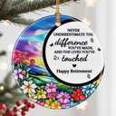 Retirement Gift - Retirement Gifts for Women, Men - Retired Ornament - Retired Gifts for Coworker, Boss, Employee, Teacher, Nurse - Ceramic Christmas Ornament Keepsake - Christmas Tree Ornaments - B