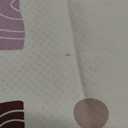 Blissful Diary Baby Splat Mat for Under High Chair, 50.4 x 50.4 Inch Wipeable Splash Mat, Waterproof and Washable, Anti-Slip Floor Protector, Boho Rainbow