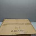 Lerliuo Large Printer Stand with Storage, 23.6"W x 18.9"D x 30.2"H, 5-Adjustable Shelf Heights Mobile 3 Tier Table with Lockable Wheels, Industrial Rolling Printer Cart, White Stands for Home Office