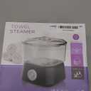 Hot Towel Warmer, Rapid Heating Towel Steamer for Facials can Hold 12 Mini Wet Towels, Portable Mini Towel Warmer for Bathroom,Spa and Salon. (Black)