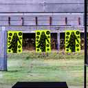 4 x Shooting Targets - 12x18 Inch Large Silhouette Paper Targets for Indoor/Outdoor Rifle, Pistol, Gun Practice