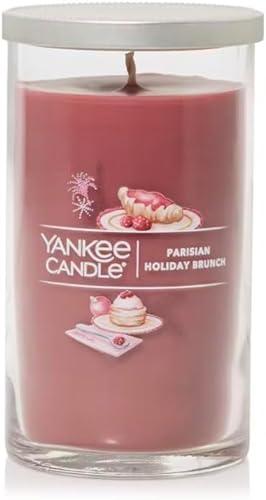 Yankee Candle Parisian Holiday Brunch Medium Single Wick Signature Pillar Candle